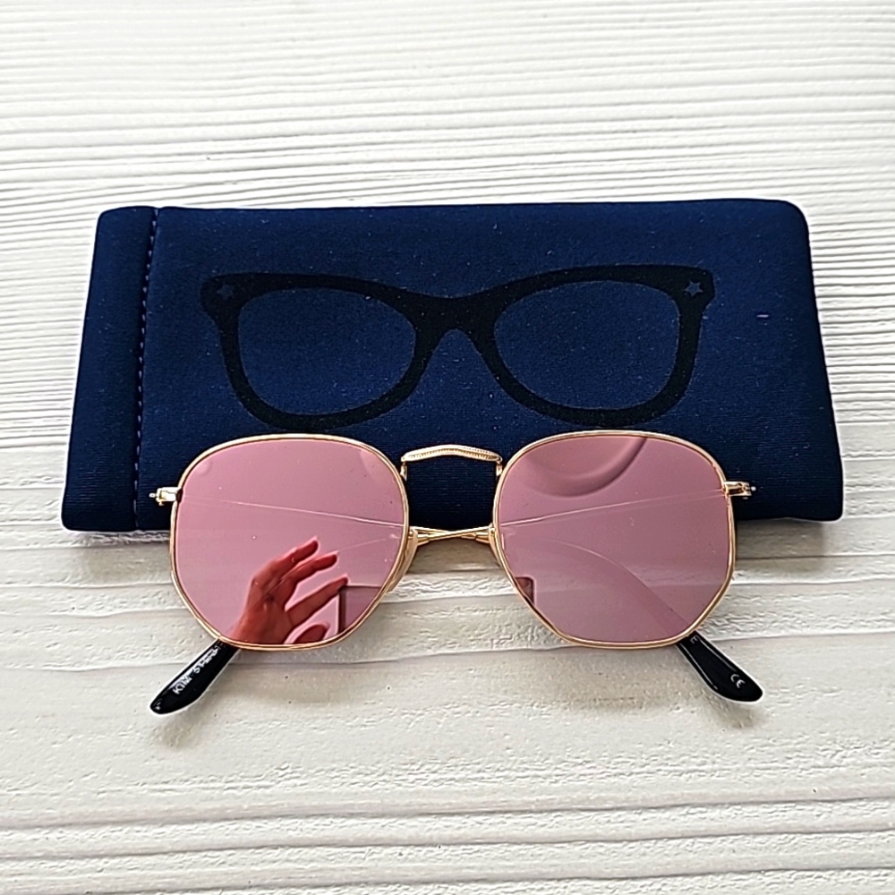 Leone pink flash sunglasses
